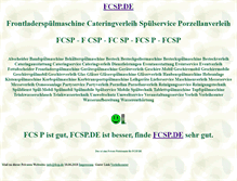 Tablet Screenshot of fcsp.de